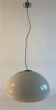 Achille Castiglioni Lampada a sospensione modello "Black and white". Produzione