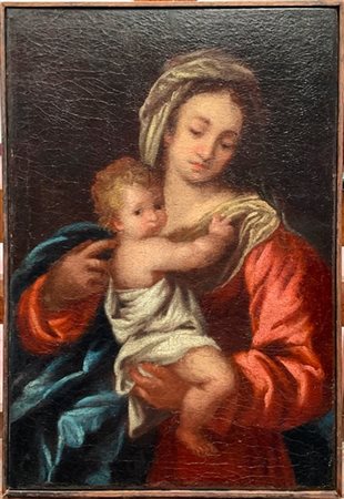 Scuola lombarda del secolo XVII

"Madonna con Bambino"
olio su tela (cm 42x29)