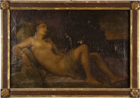 Ignoto, da Tiziano

Antico dipinto raffigurante "Danae"
olio su tela (cm 35,5x5