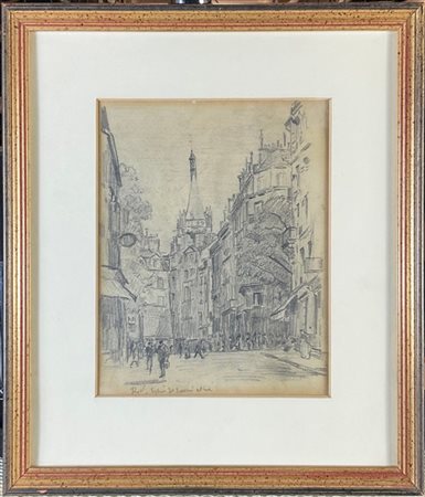 Robert Vallin (attr.)

"Chiesa di St Germain"
matita su carta (mm 240x195)
Sigla