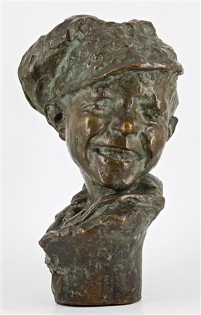 da Medardo Rosso

"Gavroche" 
scultura in bronzo (h cm 36) 
reca firma sul coll