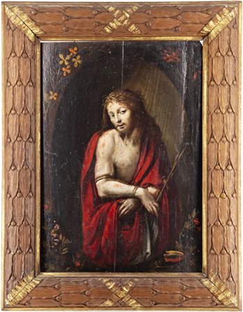 Ignoto del nord Europa, secolo XVII

"Ecce Homo"
olio su tavoletta (cm 33,5x23)