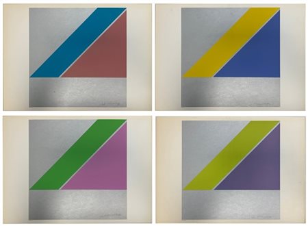 CHIN HSIAO quattro serigrafie a colori
cm 49,5x69,8
firmate e numerate in basso