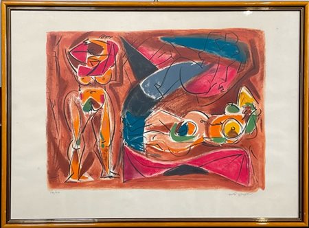 ANDRÈ MASSON "Odalisque" 1975
litografia a colori
cm 53x73
firmata e numerata 11