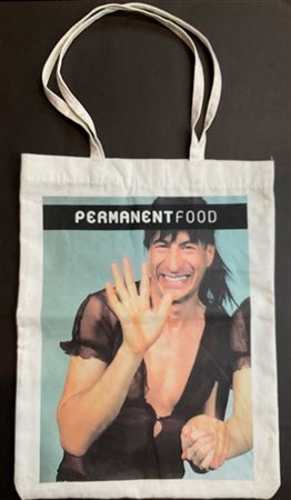 Maurizio Cattelan per Permanent Food
Shopper in stoffa con stampa raffigurante