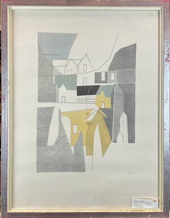 ANDRÉ BEAUDIN "Senza titolo" 1957
litografia a colori
cm 65x49
firmata, datata e