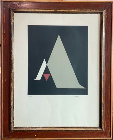 Arturo Bonfanti "Senza titolo" 1973
serigrafia a colori
cm 51,5x39
firmata, data