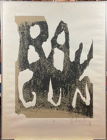 Claes Oldenburg "Ray Gun" 1972
litografia a colori
cm 101x75,5
firmata e numerat