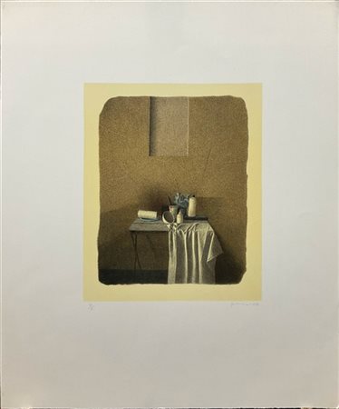 Gianfranco Ferroni "Senza titolo" 1986
litografia a colori
cm 60x50
firmata, dat