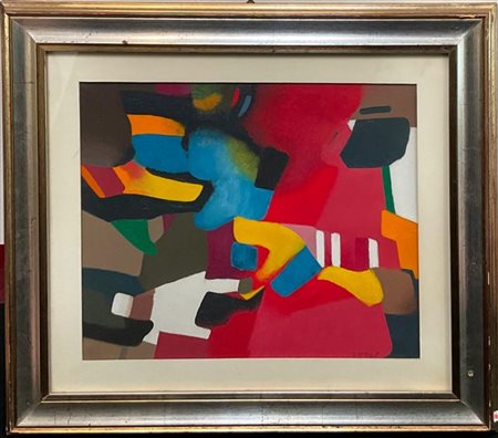 ROLAND BIERGE "Composition du 4 - 5 novembre" 1976
olio su tela
cm 46x55
firmato