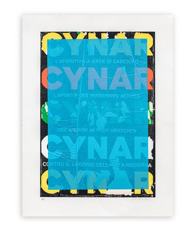 MIMMO ROTELLA (1918-2006) - Cynar, 2000
