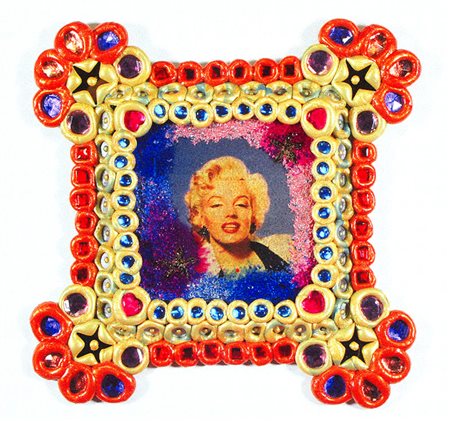 OMAR RONDA Marilyn Iron Frozen, 2012 Assemblaggio plastificato su tavola cm....