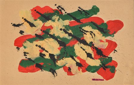 ARTISTA IGNOTO Senza titolo, 1973 Litografia a colori – es. 55/100 Firma e...