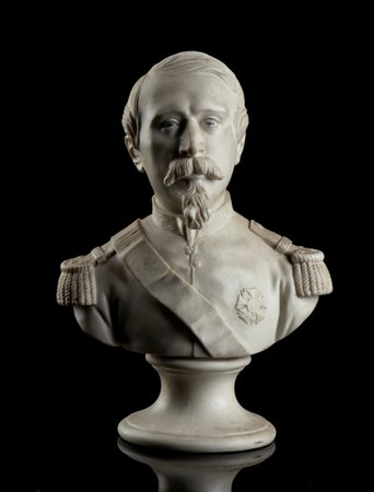 busto di Napoleone III bisquit 17,5 cm