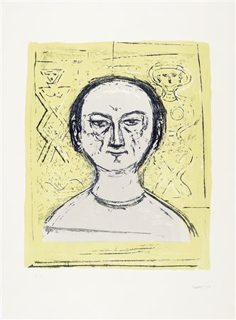 Massimo Campigli, Autoritratto. 1965.