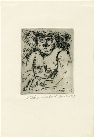 Carlo Carrà, L'idolo. 1924.