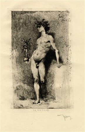 Mariano  Fortuny y Marsal , Lotto composto di 3 incisioni. 1869.