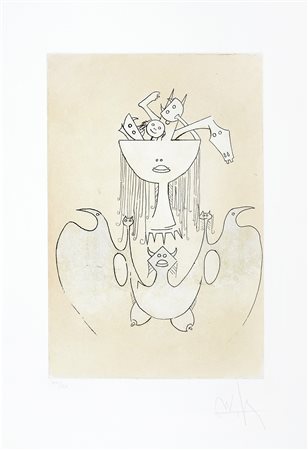 Wifredo Lam, La sensualité des Femmes des Caraibes. 1980.