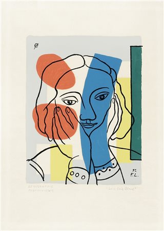 Fernand Léger, Télé Raie Bleue. 1952.