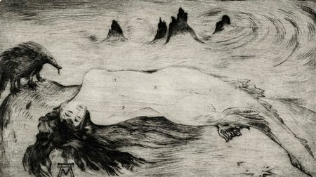 Alberto Martini, La sirena dormiente. 