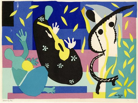 Henri Matisse, La tristesse du Roi. 1952.