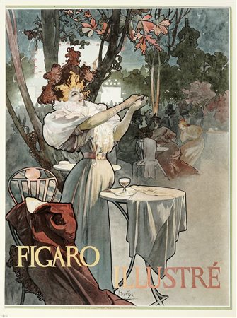 Alphonse Mucha, Copertina di Figaro Illustré. Numero natalizio. 1896.