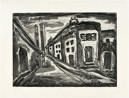 Georges Rouault, Rue des solitaires. 1922-23.