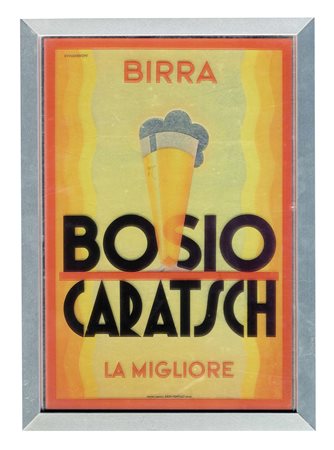 Nicolay Diulgheroff, Birra Bosio Caratsch. La migliore. 1935-40.