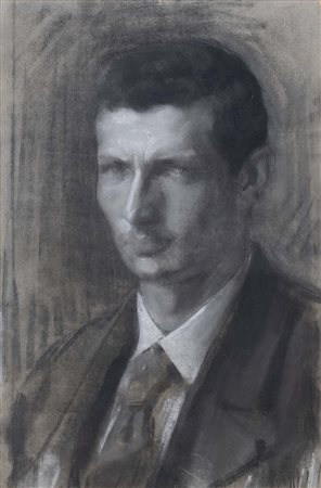 BEPPE CIARDI (Venezia, 1875 - Quinto di Treviso, 1932) Autoritratto tecnica...