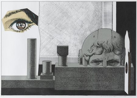 Raimondo Rimondi (San Pietro in Casale 1922 - Bologna 2007), “Senza titolo”, 1968.