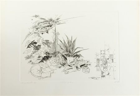 Cesare Scarabelli (Bologna 1939 – Imola 1995), “Caatina garden”, 1974.