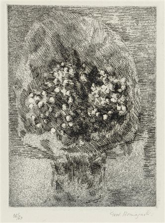 Giovanni Romagnoli (Faenza 1893 – Bologna 1976), “Vaso di fiori”.