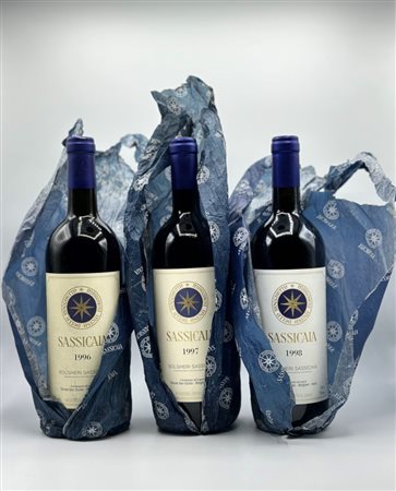  
Tenuta San Guido, Sassicaia, 1996-1997-1998 1996-1997-1998
Italia-Toscana 0,75