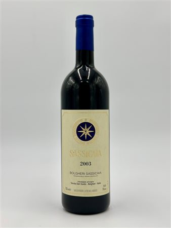  
Tenuta San Guido, Sassicaia, 2003 2003
Italia-Toscana 0,75