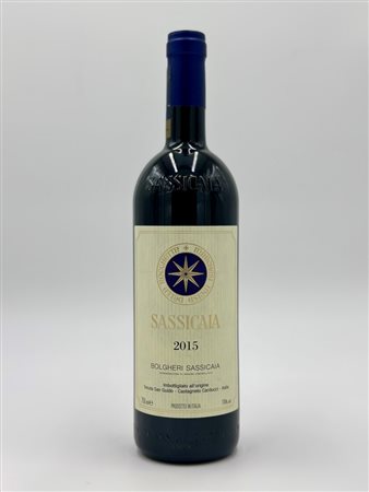  
Tenuta San Guido, Sassicaia, 2015 2015
Italia-Toscana 0,75