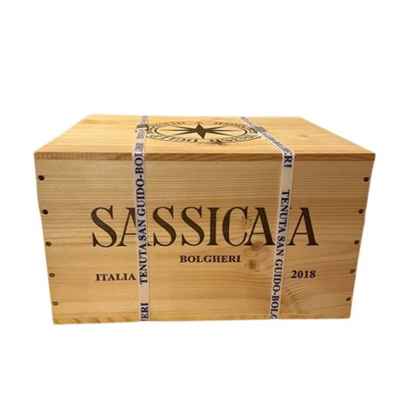  
Tenuta San Guido, Sassicaia 2018 2018
Italia-Toscana 0,75