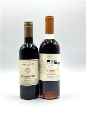  
Avignonesi, Vin Santo di Montepulciano - Marco Felluga, Russiz Superiore Verduzzo Friulano, 1992-2000 1992-2000
Italia-Varie 0,5