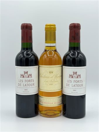  
Château Latour, Les Forts de Latour - Château d'Yquem, Sauternes , 1989 1989
Francia-Pauillac 0,375