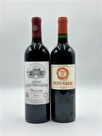  
Château Petit Figeac - Château Grand Puy Lacoste, 2015-2016 2015-2016
Francia-Saint Emilion 0,75