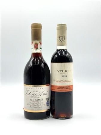  
Royal Tokaji, Aszu 6 Puttonyos - Velich Apetlon, Muskat-Ottonel Trockenbeerenauslese, 1995-1998 1995-1998
Varie-Varie 0,5