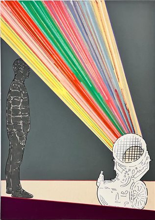 Renato Mambor, Sole artificiale, 2011