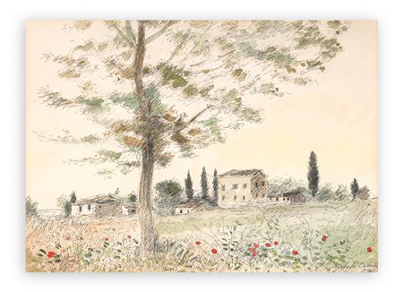 MICHELE CASCELLA (1892-1989) - Podere, 1972