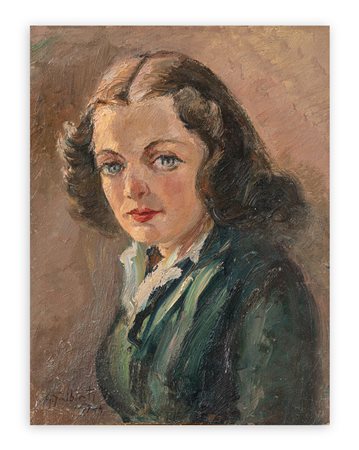 GIACINTO GALBIATI (1908-1992) - La mia adorabile Laiù, 1944