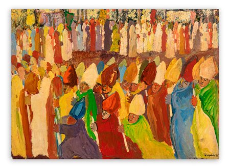 SAVERIO TERRUSO (1939-2003) - Processione, 1971