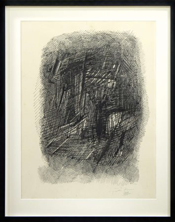 César Baldaccini, Dessin, 1960, inchiostro su carta, cm 65x50, opera...