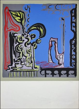 VALLE PAOLO Venezia 1948 "Composizione II"