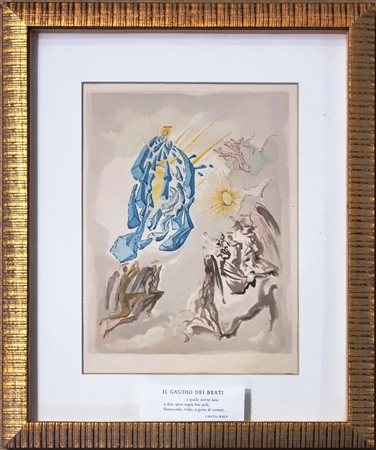 DALI' SALVADOR Spagna 1904 - 1989 "Il gaudio dei beati"