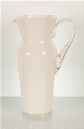 Caraffa in vetro bianco   