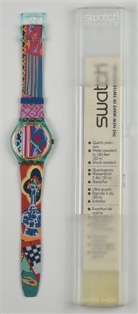 SWATCH MAROCOLOR, 1992 mod. MOGADOR, cod. GL103 anno 1992 Completo di scatola...