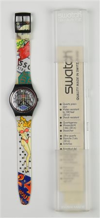 SWATCH, 1993 mod. BIG ENUFF, cod. GB151 anno 1993 Completo di scatola...